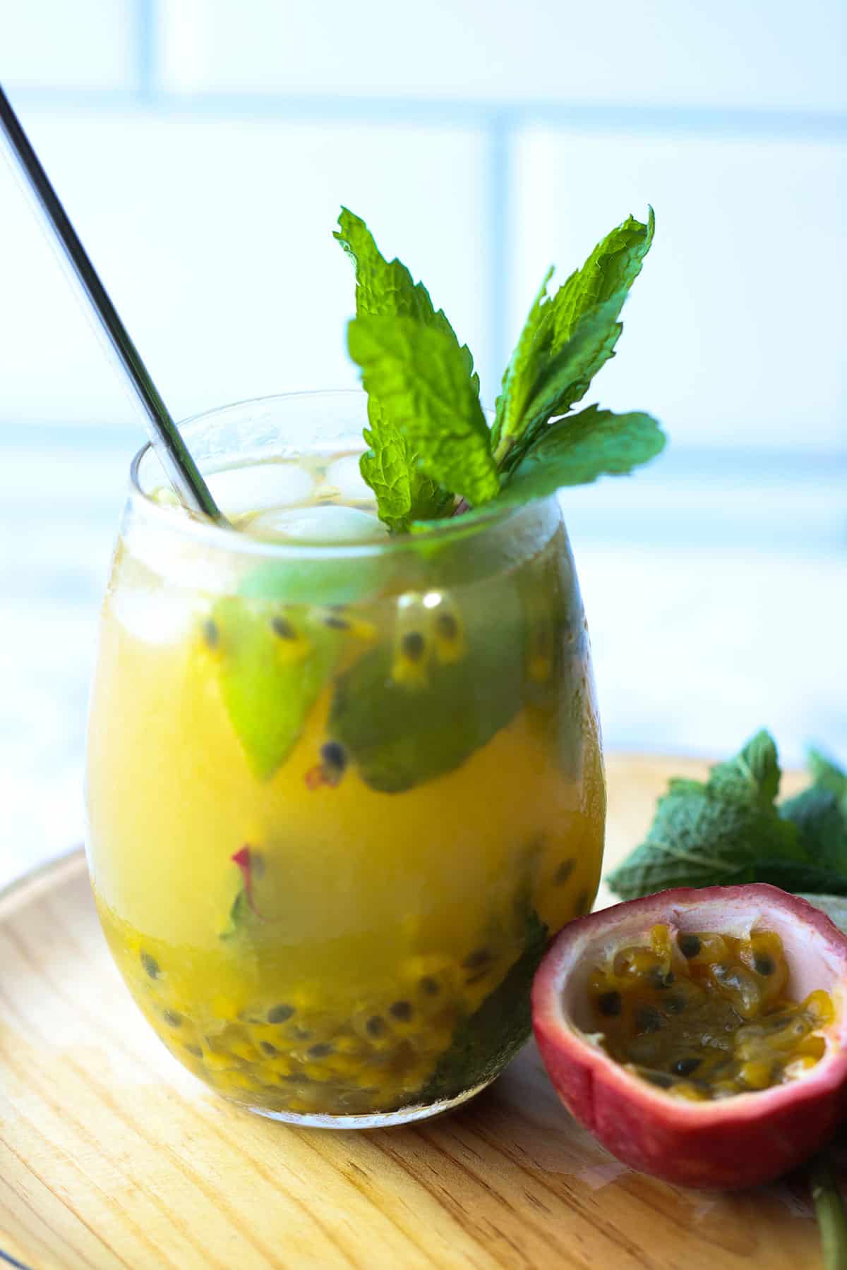 Bleu Passion Fruit Mojito Cocktail Recipe