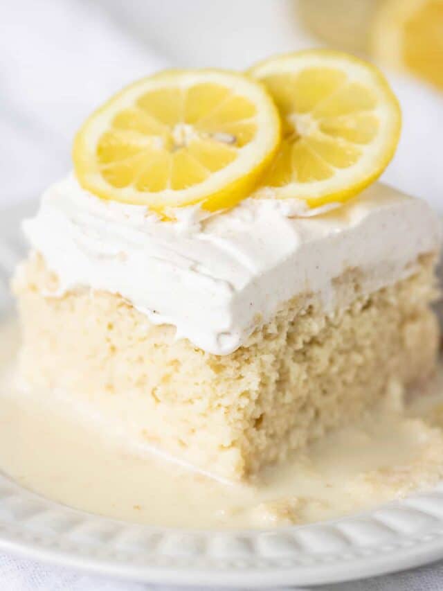 Lemon Tres Leches Cake