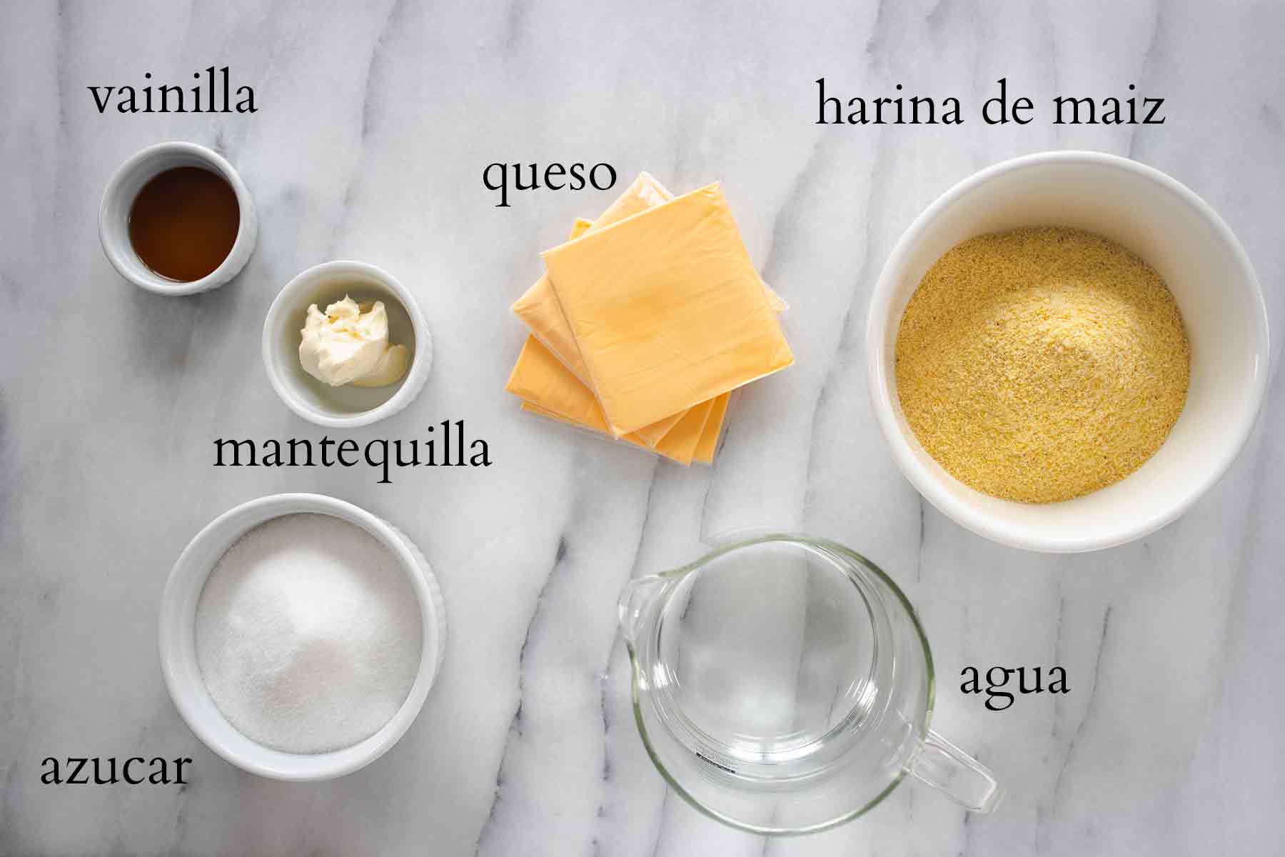 ingredientes necesarios para hacer sorullitos de maiz.