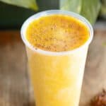 A puerto rican limber de crema or vanilla flavor frozen cup.