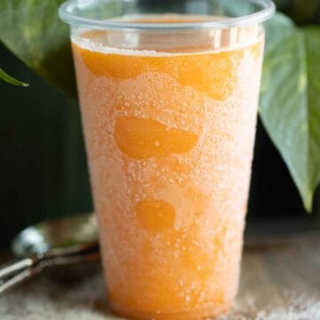 A Puerto Rican limber de mantecado or ice cream flavor frozen cup.