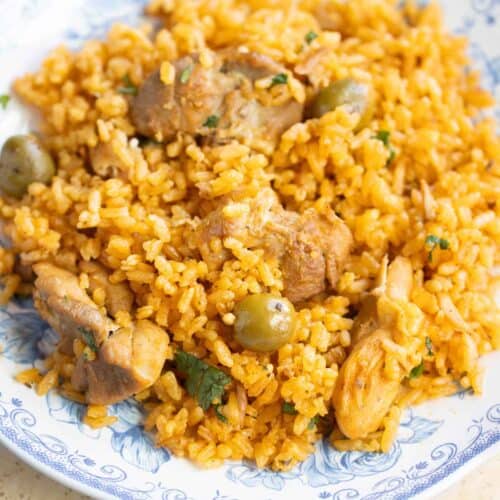 A plate with a